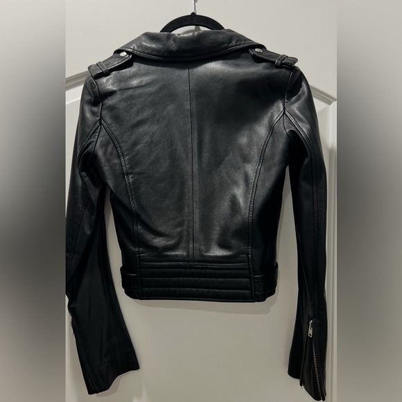 Iro Black Luiga Leather Jacket FR 36/XS - Picture 5 of 5